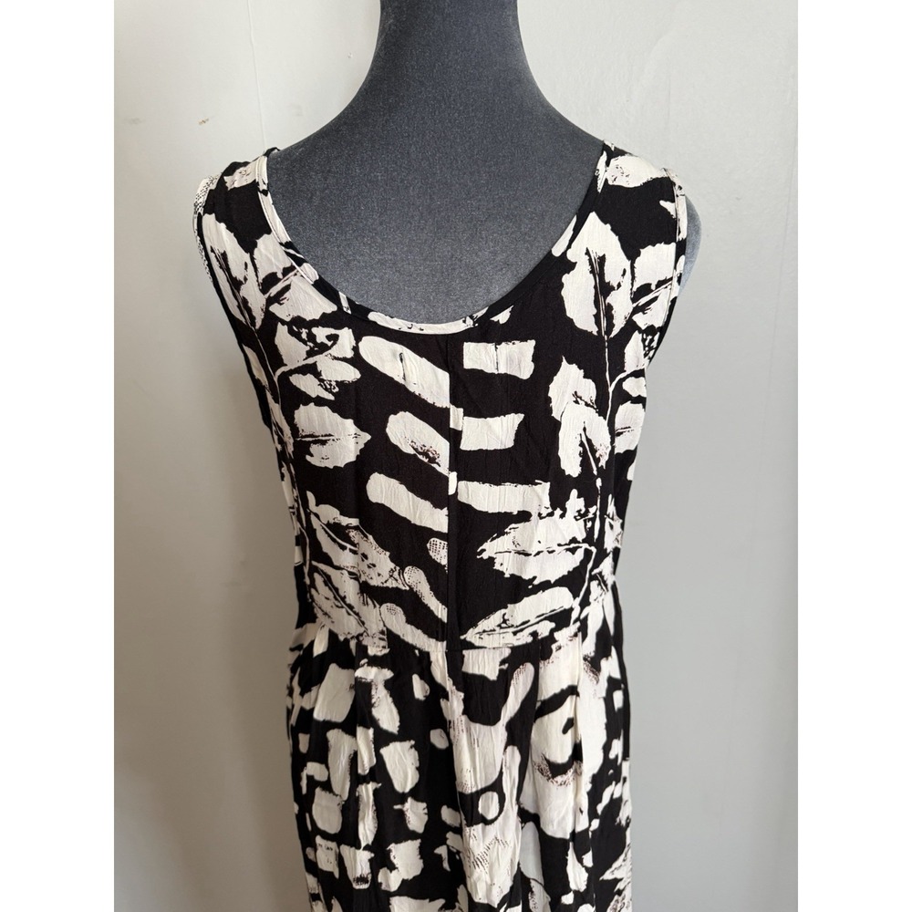 Vintage Jams World Long Dress Boho Tropical Patchwork Hippie Vacation Hawaiian - Picture 6 of 9